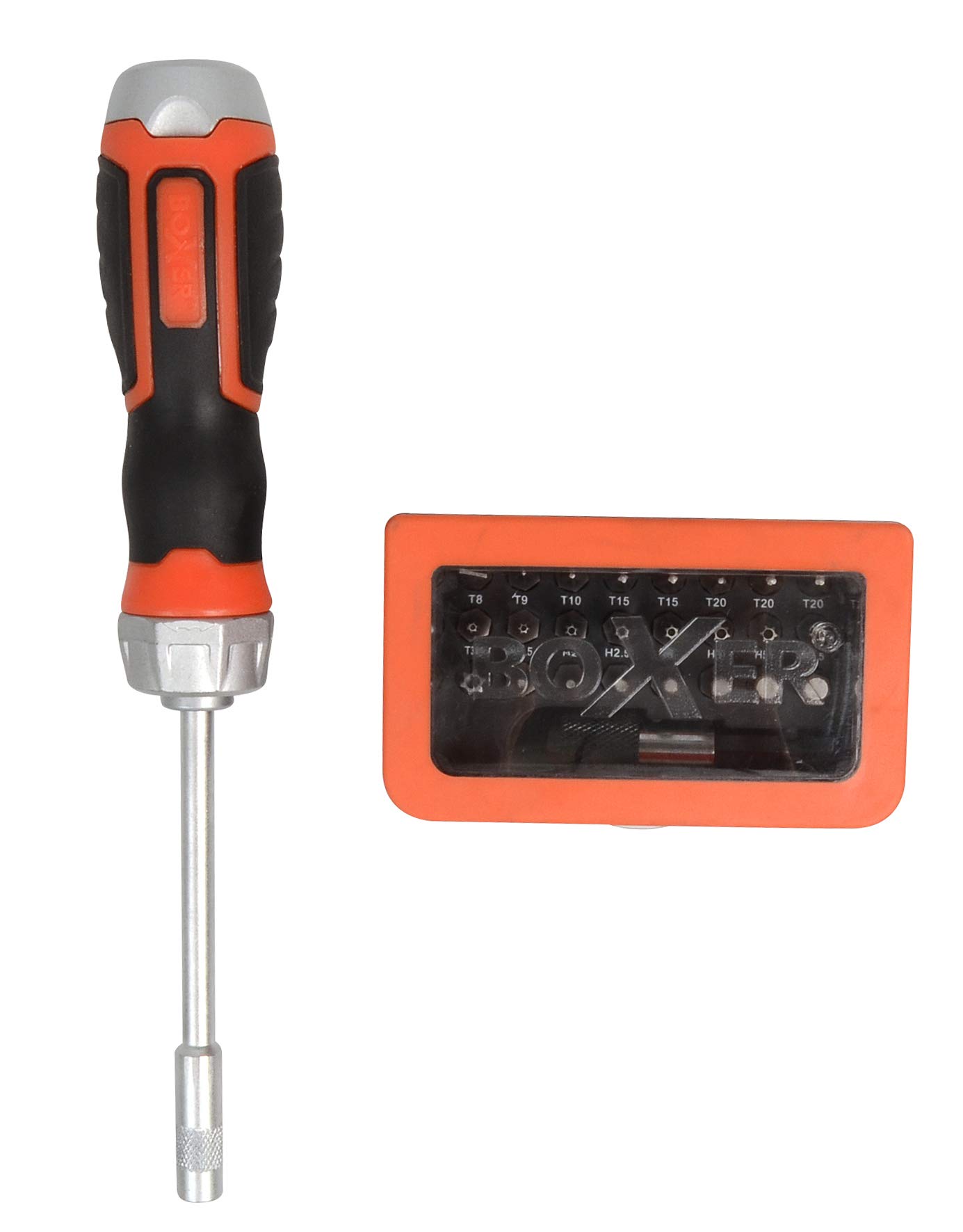 Boxer Ratchet Driver and Bits Kit
