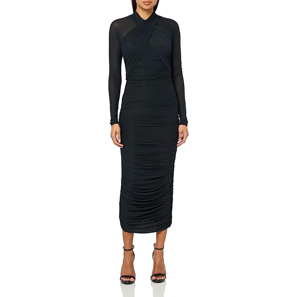 Good American Women's Always Fits Plisse Maxi Dress, Black001, 00-0 at  Amazon Women's Clothing store