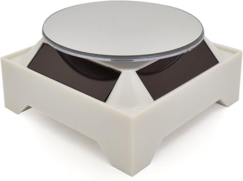 Amazon Co Jp Plata Ledライト ソーラー ターンテーブル 90度回転 回転台 回転テーブル フィギュア コレクション 宝石 腕時計 小物雑貨 などの展示 蛍光灯下でも使用可能 ホーム キッチン