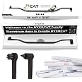 RYERCAT Dual-Sided Cat Toothbrush – Gentle Care for Your Kitten’s Smile! Micro Head for Easy Cleaning & Healthy (Dr.matt.Black)