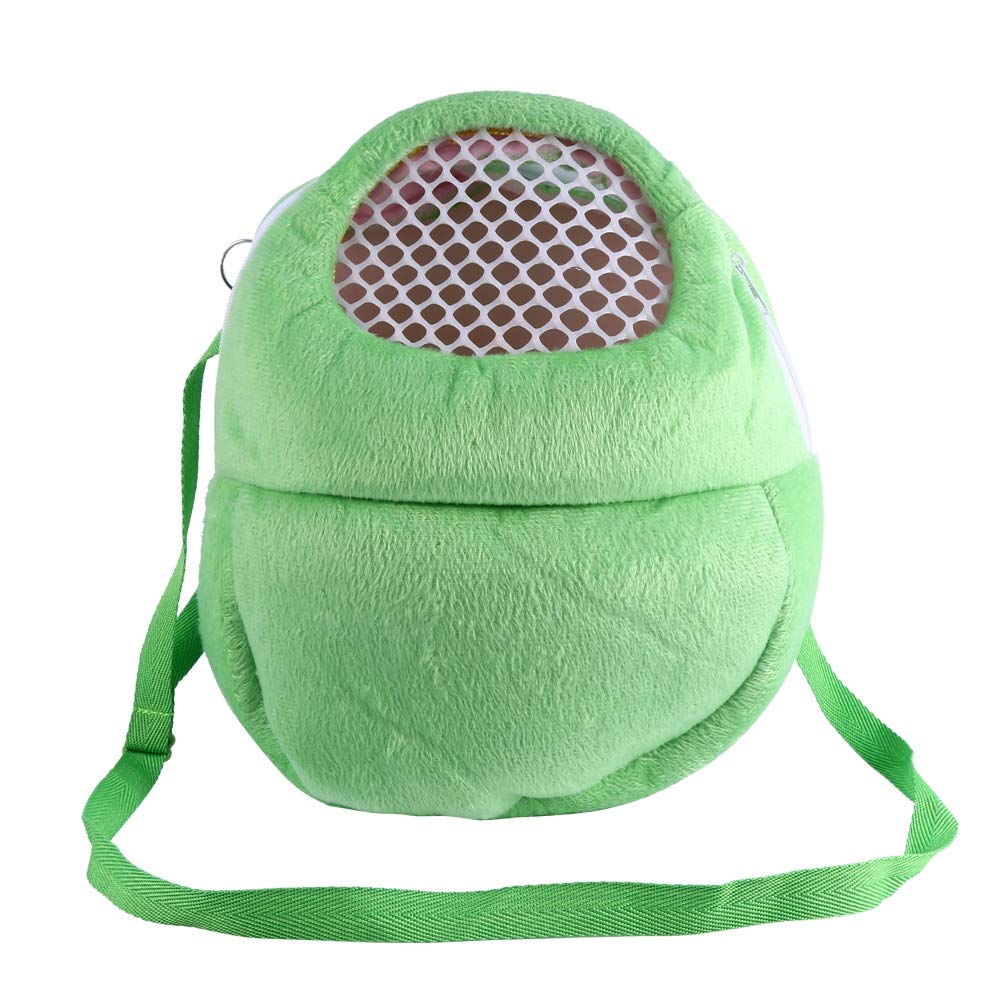 Rabbit Carrier,kameiou small animal bag,Pet Carrier Bag Hamster Rat Cat Rabbit Pet Sling Carrier Backpack Hedgehog Chinchilla Ferret Slee Outdoor Traveling Bag Handbags Backpack (Green)