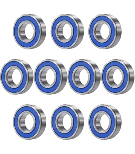 Cuscinetto A Sfera R6-2RS - 3/8x7/8x9/32 Pollici (9.525x22.225x7.142 Mm) A Doppio Scudo