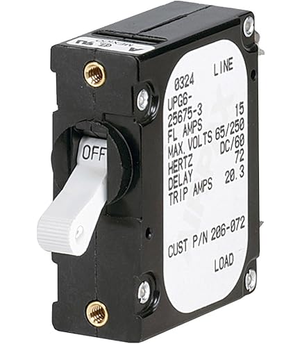Paneltronics A' Frame Magnetic Circuit Breaker - 15 Amps - Single