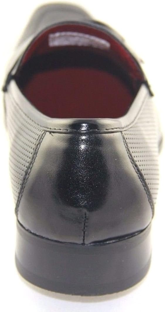 next mens black leather shoes