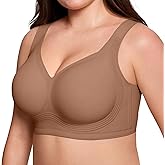ProKloud Jelly Bras for Women No Underwire Wireless Bra with Support and Lift Full Coverage Plus Size Comfy Seamless Bra