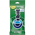ORBIT Spearmint Sugar Free Chewing Gum Travel Essentials, 3 Packs of 14-Pieces (42 Total Pieces)