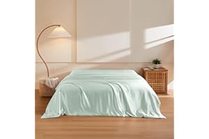 THXSILK Silk Duvet Cover King Size 1 Pack 100% 6A+ Top Grade Mulberry Silk Luxury Breathable Bedding Upscale Series Quilt Comforter Cover with Corner Ties, No Quilt/Comforter, Light Blue