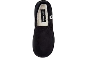 Lucky Brand Boy's Micro Suede A-line Slippers – Cozy Comfort and Stylish Design for Little Feet