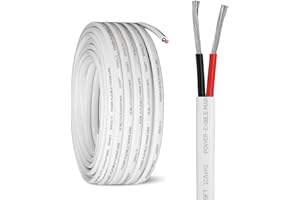 MOOKEERF 12 Gauge Marine Wire,30ft 12 AWG Duplex Marine Grade Wire,Tinned Copper Boat Cable,Marine Electrical Cable for Autom