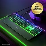 SteelSeries Apex 7 Mechanical Keyboard OLED Display Red Switch German QWERTZ view 2