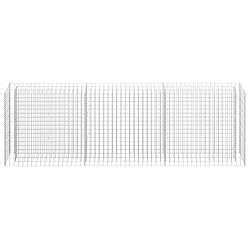 vidaXL Rectangular Gabion Raised Garden Bed
