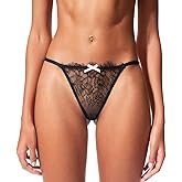 Cute and Spicy Natalie Sexy Lace G-String Underwear, Panties for Women
