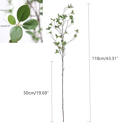 Buy Jarown Artificial Tree Branches With Leaves For Decoration Faux Greenery In Vase 4pcs 43 31 Inches Online In Italy B087rb6qx6