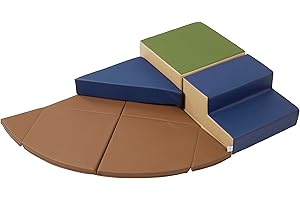 ECR4Kids SoftZone Junior Adventurer's Summit Step, Corner Climber, Earthtone