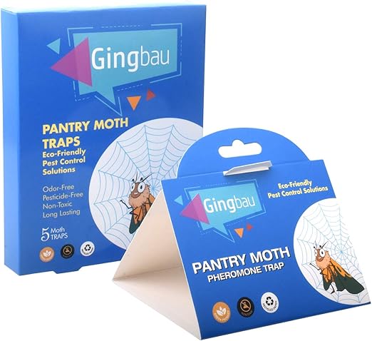 Amazon Com Gingbau Pantry Moth Traps With Pheromone Attractant