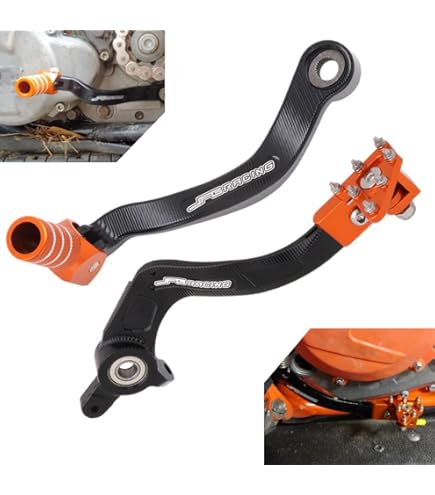 Leva Cambio Moto In Alluminio Forgiato – Pieghevole E Antiscivolo Per Husqvarna FC450, FE, SX, EXC E Molti Modelli (Blu)