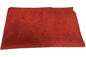 Pillowtex Faux Suede Bed Scarf - Luxury Bed Runner for Bedroom (Queen Size, Burnt Orange)