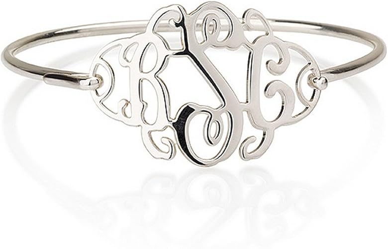Amazon.com: Monogram Bracelet 1.25 