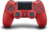 PlayStation DualShock 4 Controller Red by Sony – Wireless Gamepad with USB