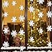 3D White Snowflake Garland - 24Pcs Winter Wonderland Hanging Snowflake Decorations for Christmas & Holiday Home Decor