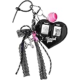 QTKJ Keychain for Women, Bag Charm, Hand-Woven Nylon Rope Key Chain, Aesthetic Keychain, Bag Accessories Charms for Handbag, Backpack(Style 389