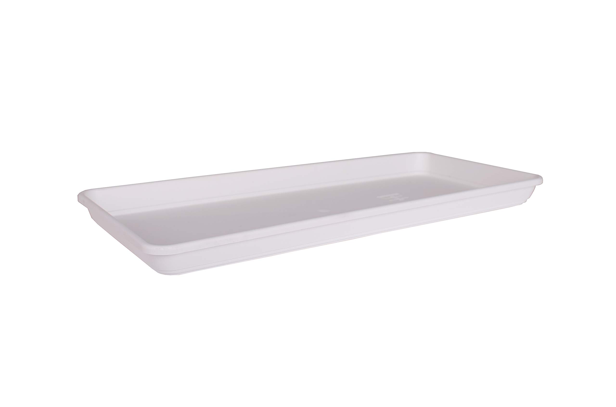VENEZIA RECTANGULAR SAUCER WHITE, XL 80cm