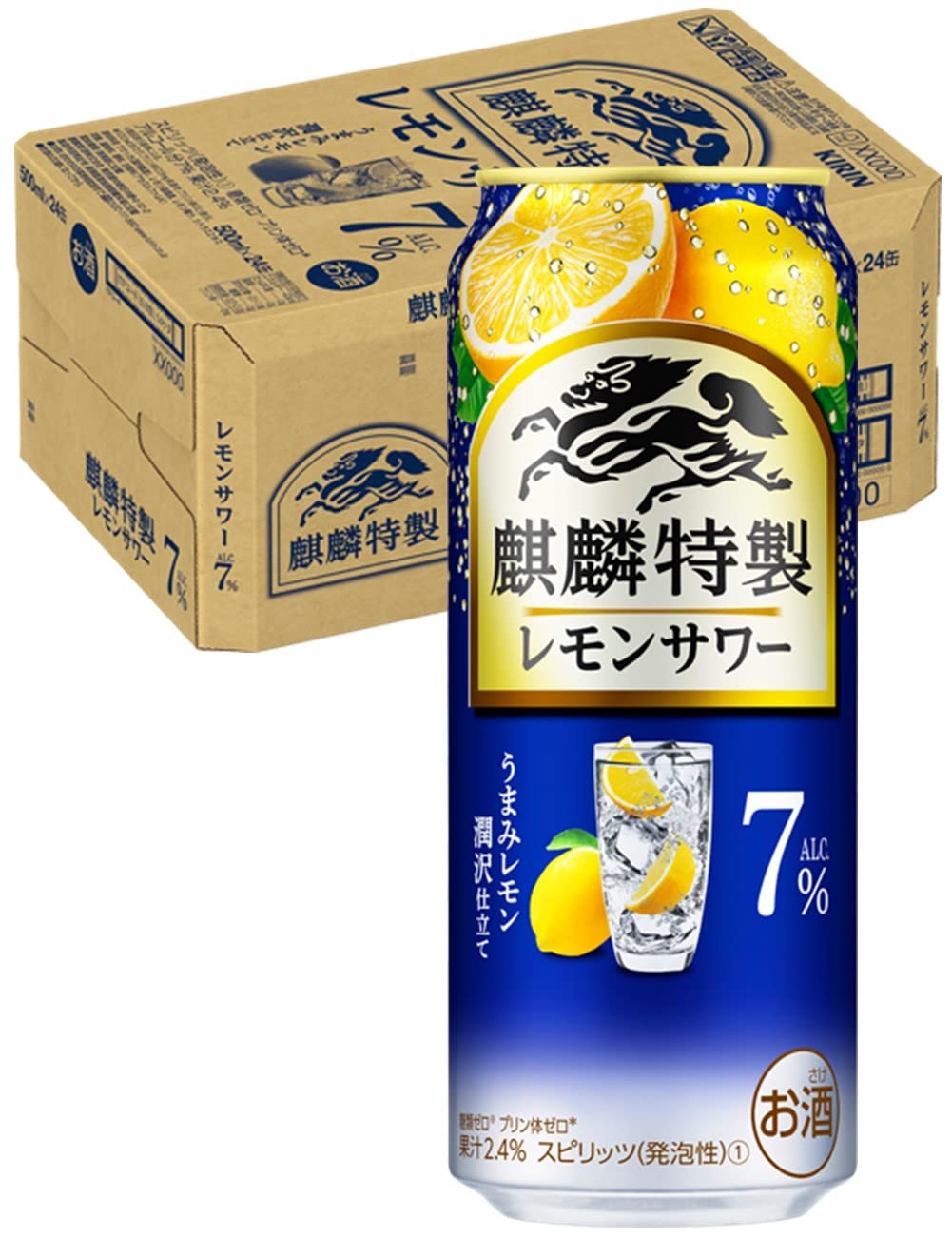 KIRIN 麒麟特製 レモンサワー ALC.7% 500ml 24本 キリンの商品画像