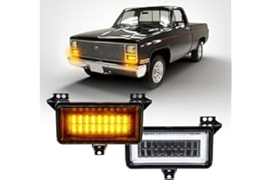 NJSBYL LED Turn Signal Lights for 1983-1986 C10 K10 C20 K20 C30 K30 C1500 K1500 C2500 K2500 Trucks Suburban Chevy Blazer GMC 