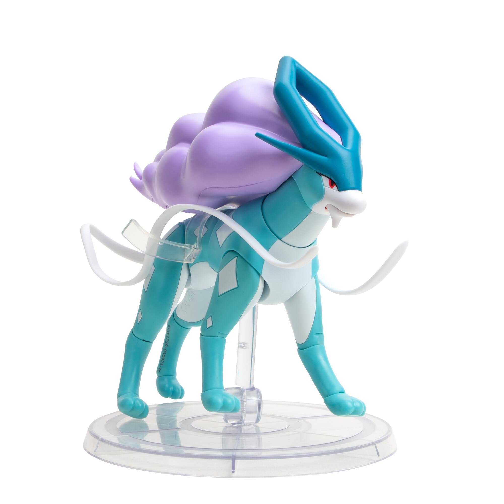 POKEMON SELECT SUPER-ARTICULATED SUICUNE - 6-Inch Suicune Figure with Over 15 Points of Articulation