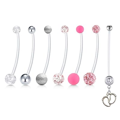 14G Flexible Bioplast Maternity Belly Button Ring Egypt Ubuy