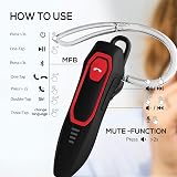 Micool DY20Plus Trucker Bluetooth Headset Noise Cancelling 30H Talk Time Caller view 3