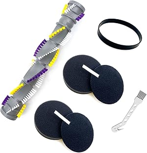 CauYien Staubsauger-Ersatzteile kompatibel mit Cleanview Swivel Pet Crosswave 2252 2486 2489 24899 2255 2256 2258 Staubsauger, 1 Bürstenrolle, 1 Riemen und 2 Filter