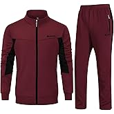 Rdruko Men's Tracksuit Sweatsuits 2 Piece Set Athletic Jogging Gym Activewear Sweat Track Suits Sets