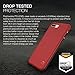 iPhone 8 Plus 7 Plus Case, Patchworks ITG Level Case in [Red] Rough Side Texture Grip Drop Protection Anti-Fingerprint Matte Surface Slim Fit Solid Case for iPhone 8 Plus (2017) iPhone 7 Plus (2016)