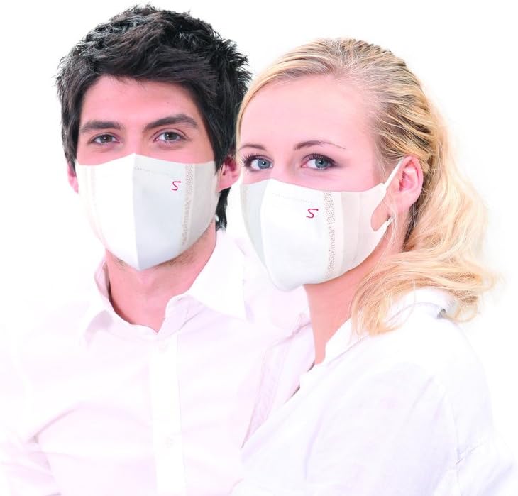 ReSpimask MEDIUM - Antiviral Face Mask Virus, Dust, Pollen, Mold Spores, Flu, Cold, Bacteria, Smog Allergy 99.9%