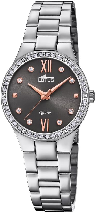 LotusWomens Analogue Classic Quartz Watch with Stainless Steel Strap 18460/2