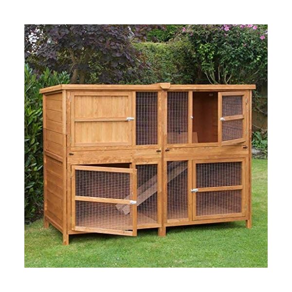 6ft double hutch