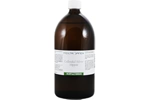 Colloidal Silver | 30 ppm | 33.8 Fl Oz - 1000 ml | Third-Party Tested | Heiltropfen®