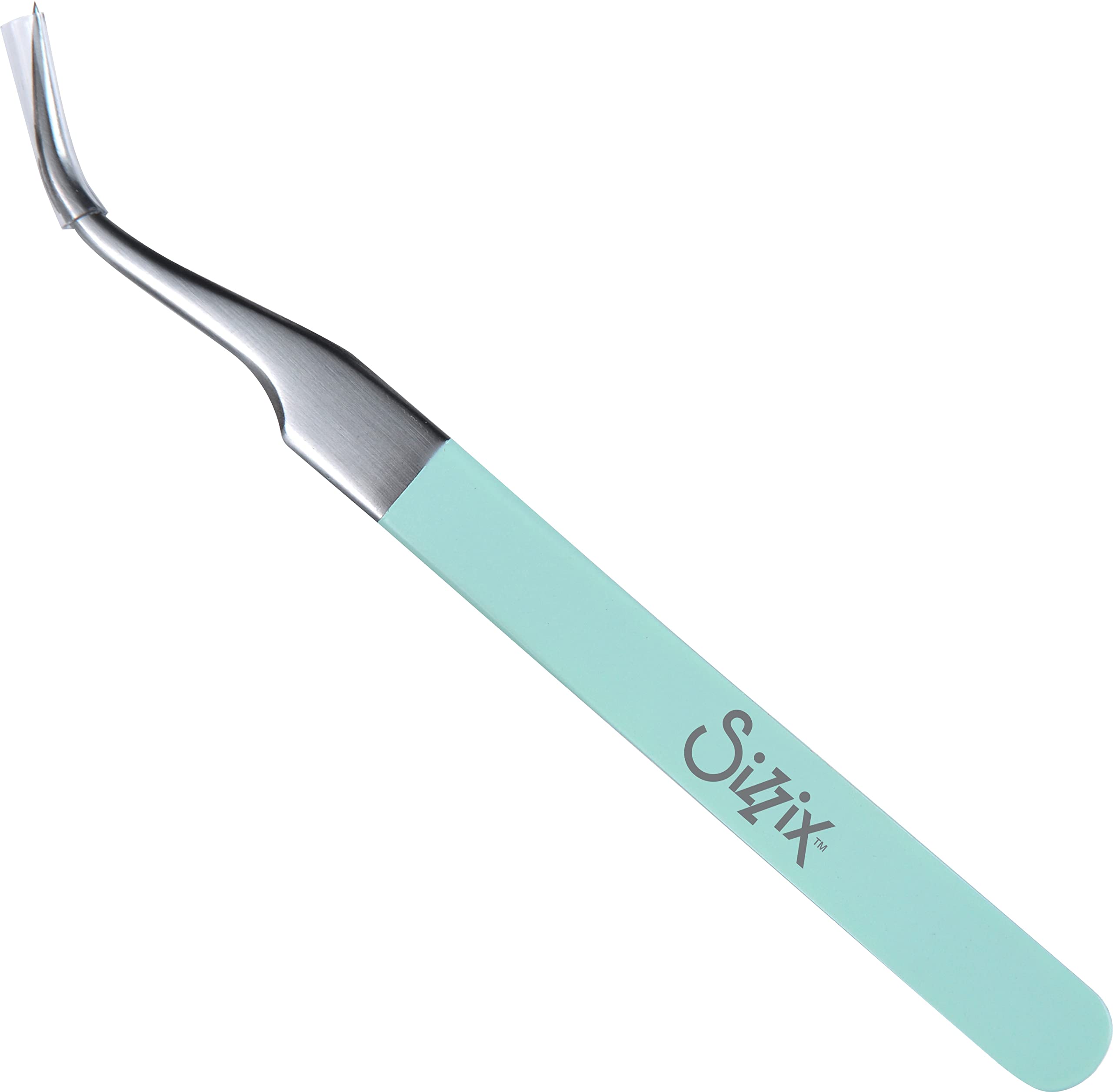 Sizzix Curved Fine Tip Tweezers for Intricate Projects, Scrapbooking, Cardmaking, One Size, Multi Color, Multicolour