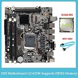 Wresetly LGA1156 H55 Motherboard DDR3 I3 550 CPU SATA Cable Included view 3