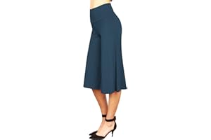 COME TOGETHER CALIFORNIA CTC Womens Knit Culottes Pant - Made in USA