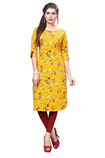 Women's Crepe Straight Kurta