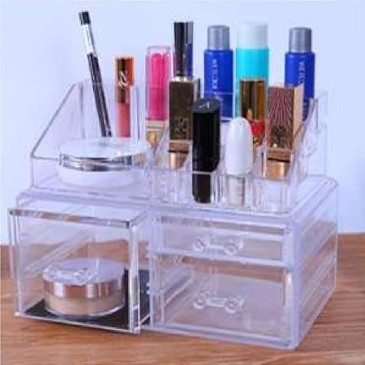Amazon Com Smartwhiz Clear Makeup Organizer Drawers For