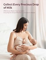 Momcozy Breast Milk Collector 90ml Capacity Leak-Resistant Fit view 2