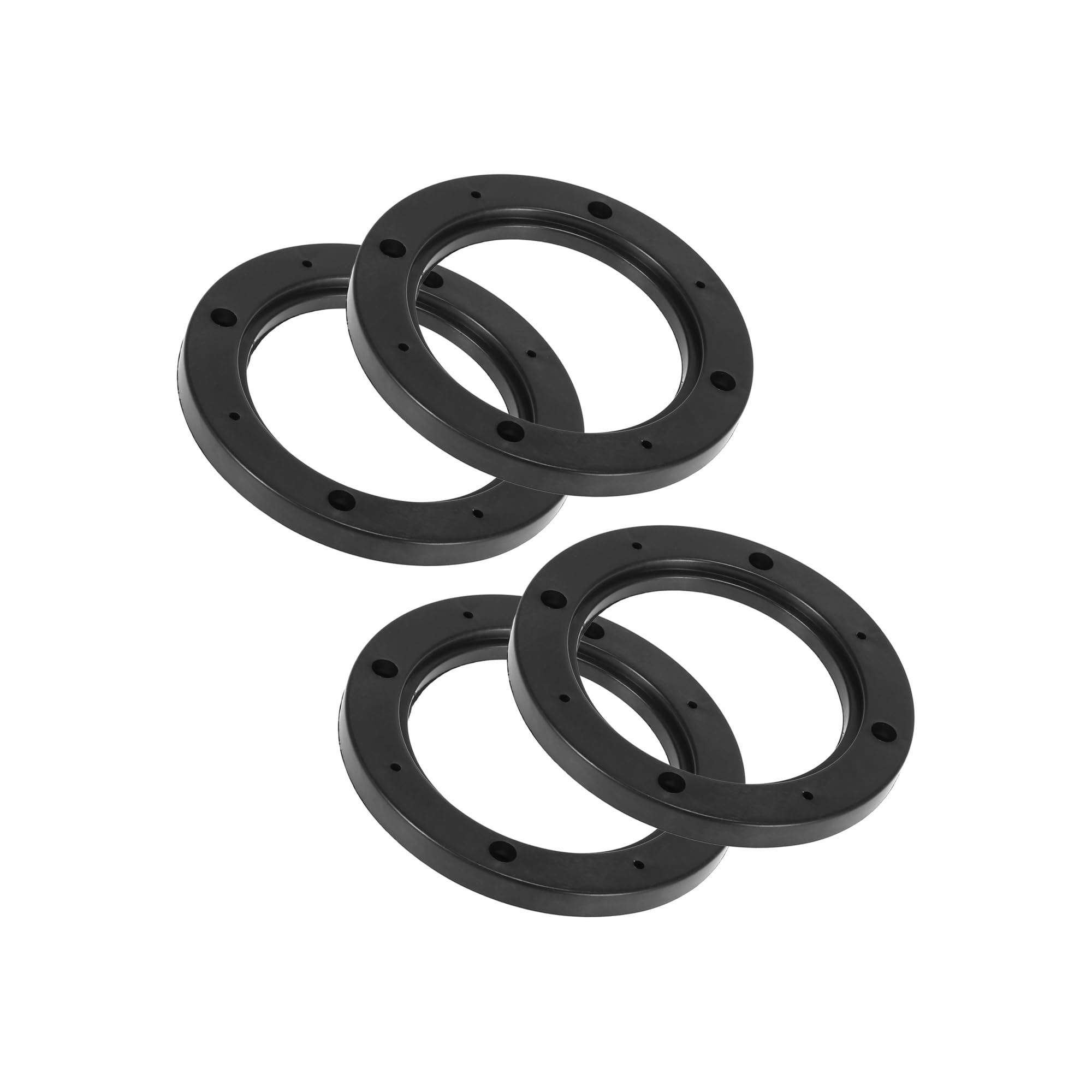 Motoforti 4pcs for 4 Inch Car Speaker Spacer Plastic 92mm ID Black Hollow Long-lasting