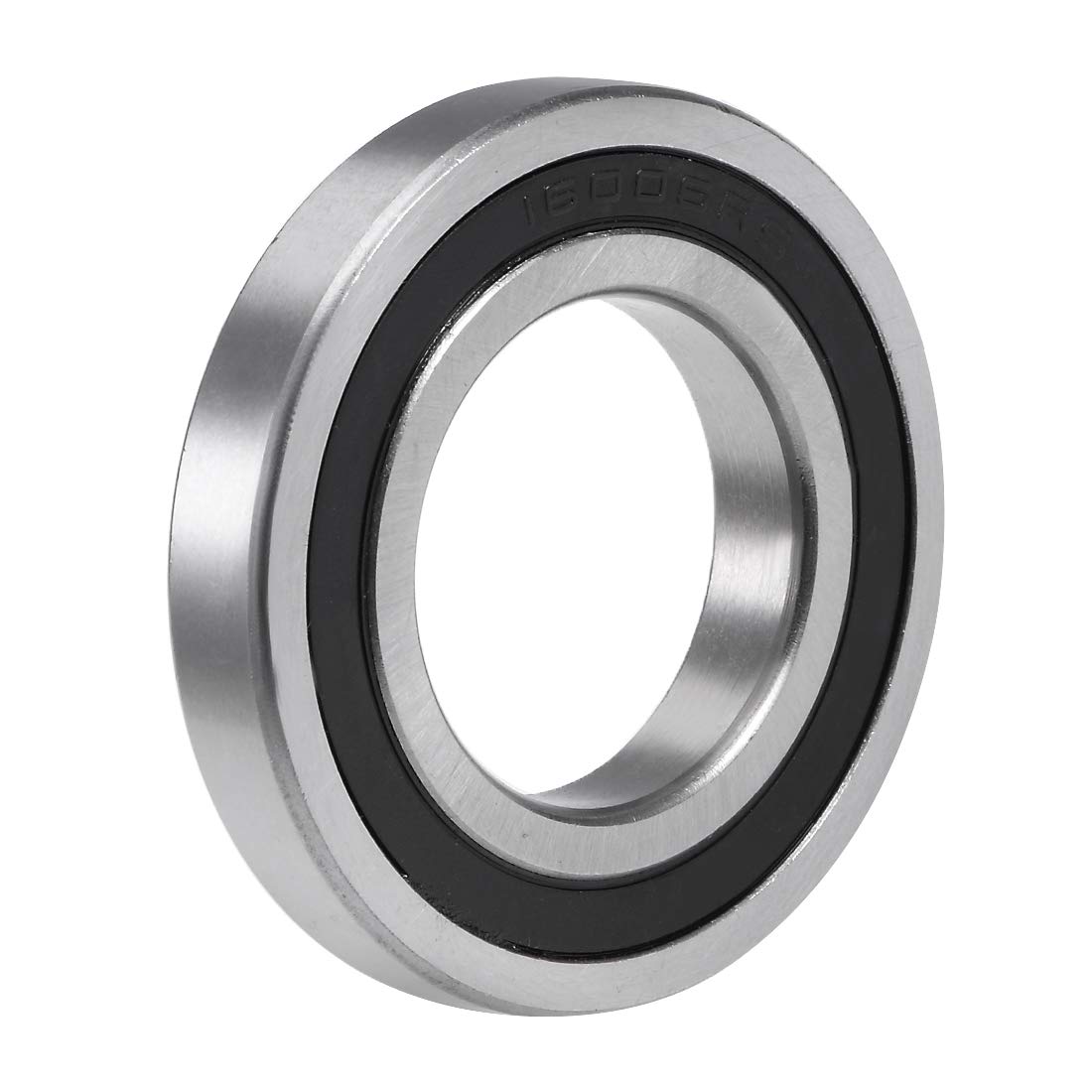 sourcing map 16006-2RS Deep Groove Ball Bearing 30x55x9mm Double Sealed Chrome Steel Bearings 1-Pack