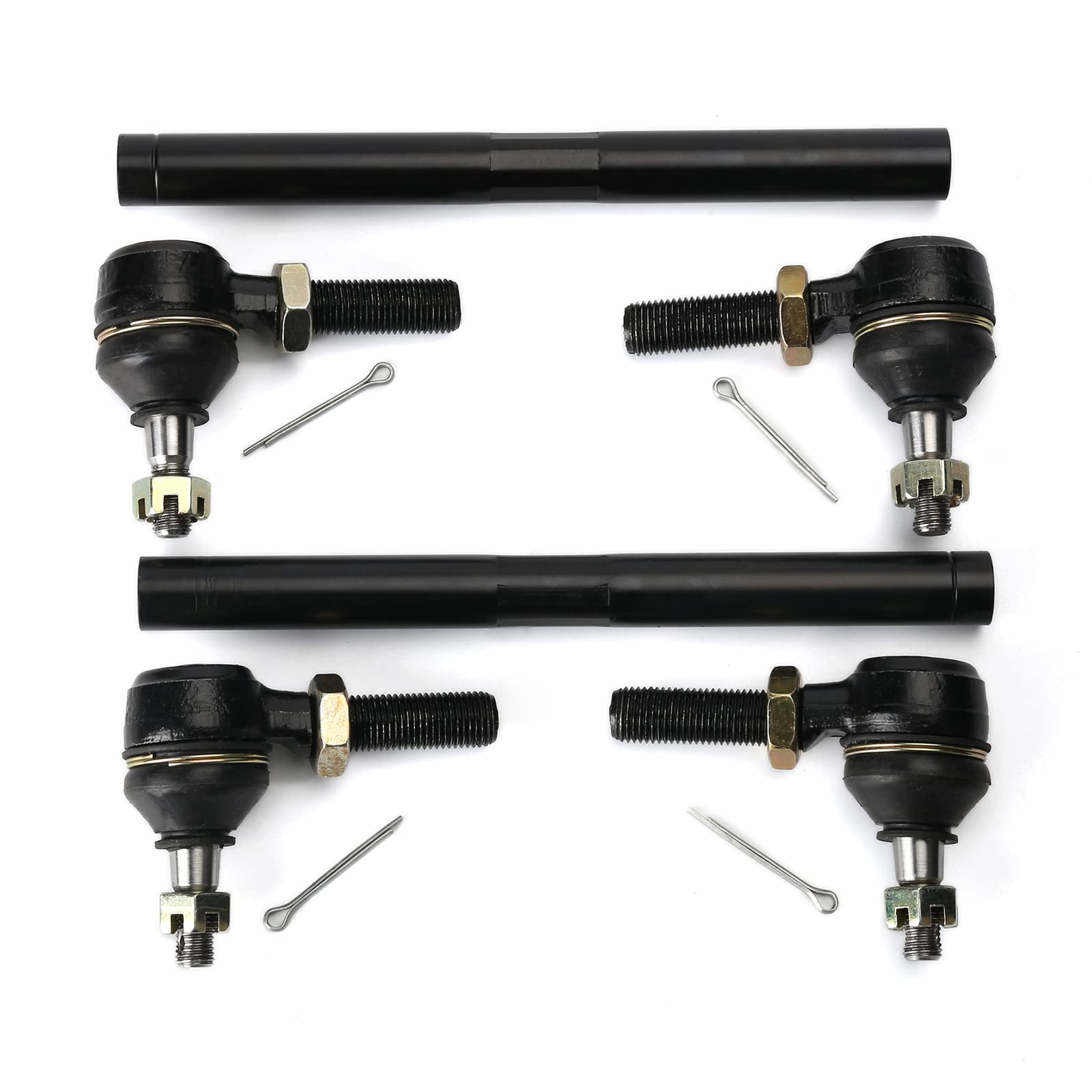 Photo 1 of Golf Cart Steering Tie Rod End Shaft Assembly (2 Pack) For EZGO TXT Medalist Golf Cart 1994.5-2000 Replaces# 70074-G01, 70074G01, 70074-G02, 70074G02.