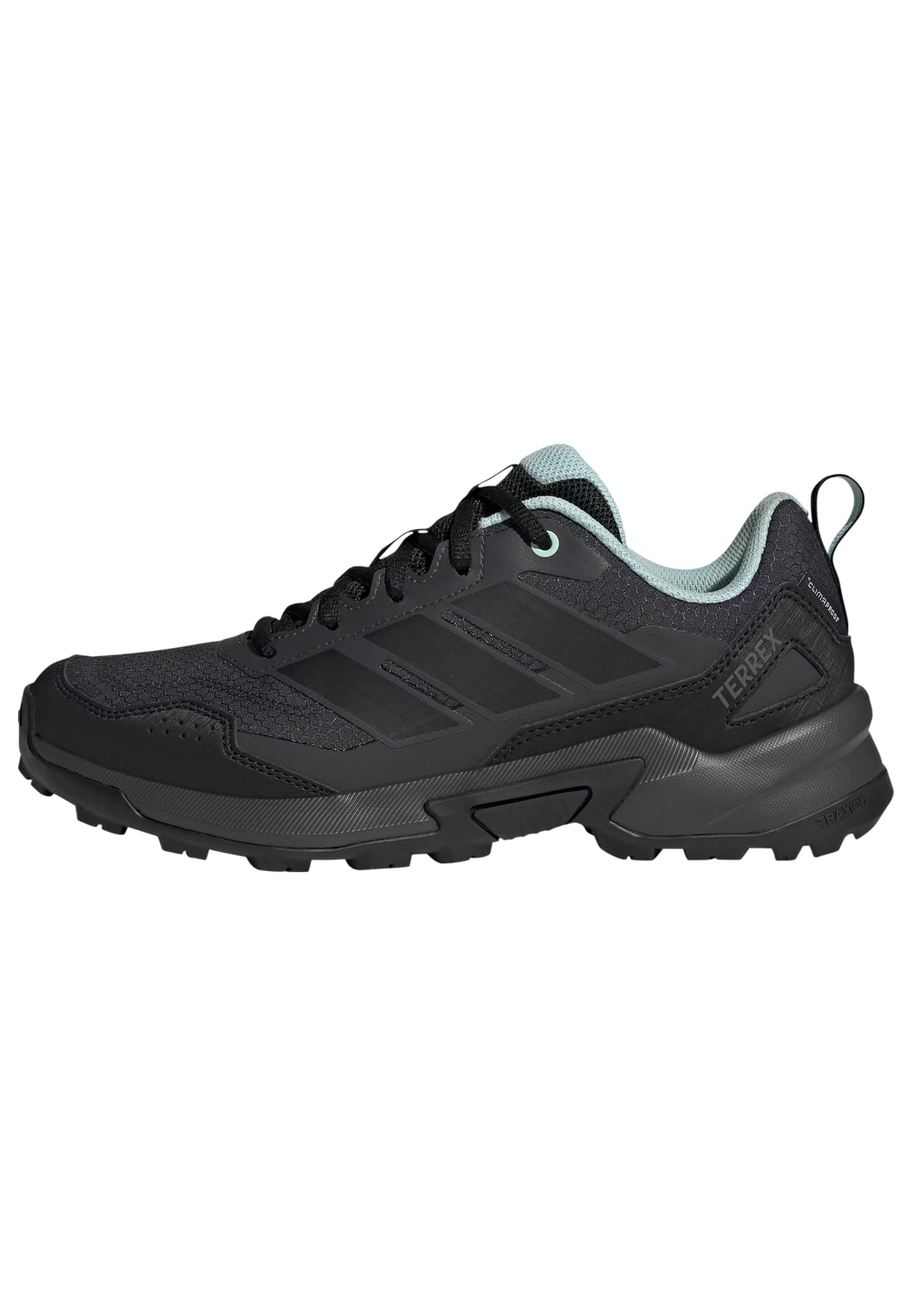 adidas Damen Terrex Eastrail 3 Climaproof Hiking Shoes, Carbon/Core Black/Semi Flash Aqua, 39 1/3 EU