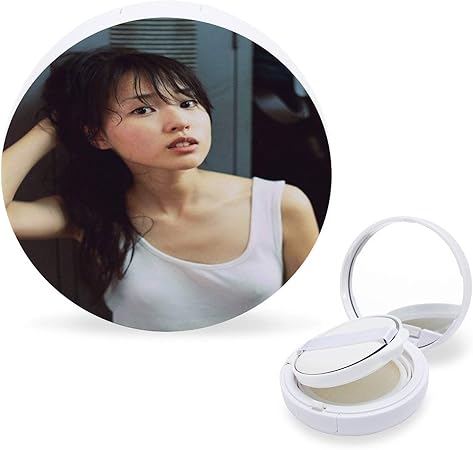 Amazon 戸田恵梨香ミニ化粧箱 ファンデーションカバー クッションパフ 美容ツール 鏡付き 化粧ベース 化粧ツール フェイスパウダー ナチュラルベージュ パフ付き 本体なし7 3 3cm 化粧ポーチ 通販