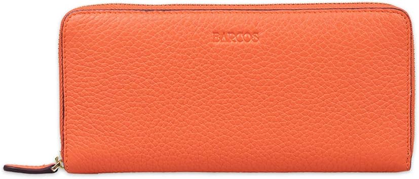 Amazon バルコス ラウンド型牛革長財布 ソフィー オレンジ Barcos バルコス シューズ バッグ